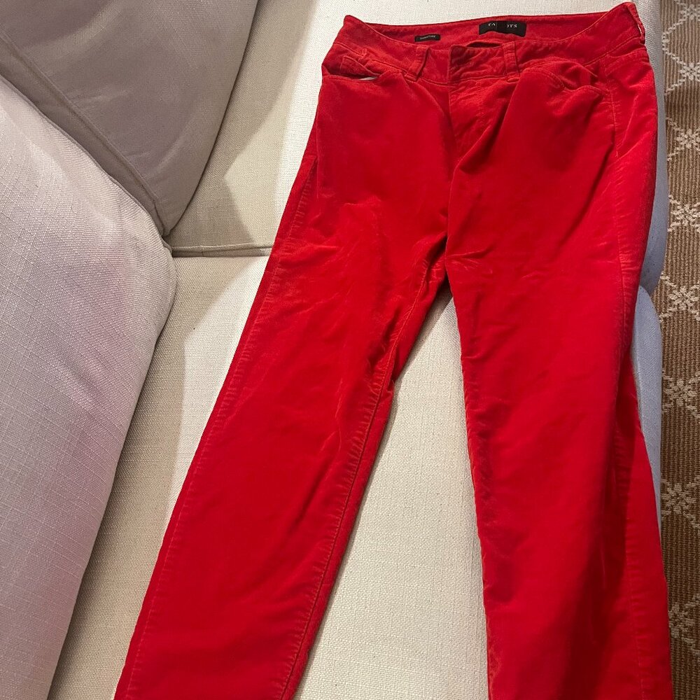 Talbots Red Velvet Pants